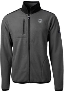 Cutter and Buck Washington Nationals Mens Grey Mono Cascade Sherpa Light Weight Jacket