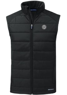 Cutter and Buck Washington Nationals Mens Black Mono Evoke Sleeveless Jacket