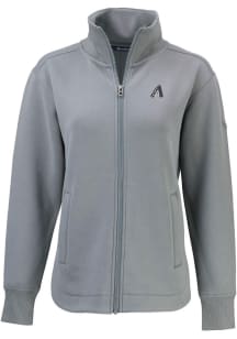 Cutter and Buck Arizona Diamondbacks Womens Grey Mono Roam Light Weight Jacket