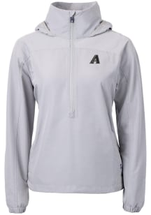Cutter and Buck Arizona Diamondbacks Womens Grey Mono Charter Eco Pullover
