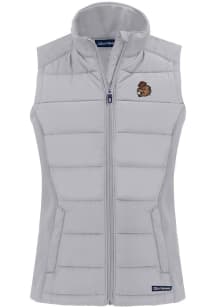 Cutter and Buck Oregon State Beavers Womens Charcoal Vault Evoke Vest