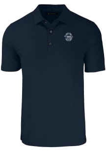 Cutter and Buck Penn State Nittany Lions Navy Blue Vault Forge Eco Stretch Big and Tall Polo