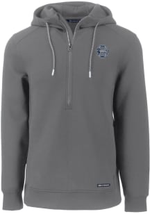 Cutter and Buck Penn State Nittany Lions Mens Grey Vault Roam Long Sleeve Hoodie