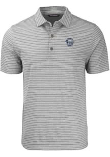 Cutter and Buck Penn State Nittany Lions Mens Grey Vault Forge Stripe Short Sleeve Polo