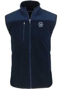 Cutter and Buck Penn State Nittany Lions Mens Navy Blue Vault Cascade Sherpa Sleeveless Jacket