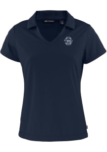 Cutter and Buck Penn State Nittany Lions Womens Navy Blue Vault Daybreak V Neck Short Sleeve Polo..