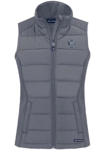 Cutter and Buck Penn State Nittany Lions Womens Grey Vault Evoke Vest