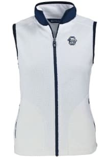 Cutter and Buck Penn State Nittany Lions Womens Grey Vault Cascade Sherpa Vest