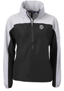 Cutter and Buck New York Yankees Womens Black Mono Charter Eco Pullover