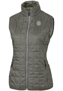 Cutter and Buck Seattle Mariners Womens Green Mono Rainier PrimaLoft Vest