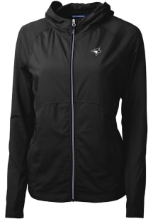 Cutter and Buck Toronto Blue Jays Womens Black Mono Adapt Eco Light Weight Jacket