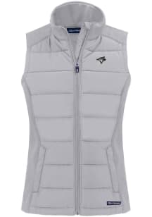 Cutter and Buck Toronto Blue Jays Womens Charcoal Mono Evoke Vest