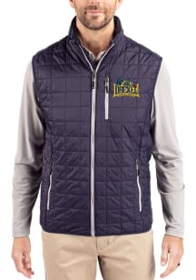 Cutter and Buck Drexel Dragons Mens Navy Blue Rainier PrimaLoft Sleeveless Jacket