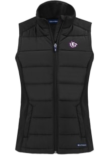 Cutter and Buck TCU Horned Frogs Womens Black Vault Evoke Vest