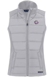 Cutter and Buck TCU Horned Frogs Womens Charcoal Vault Evoke Vest