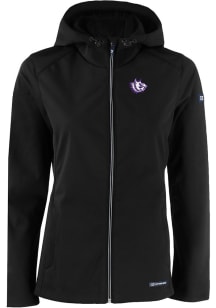 Cutter and Buck TCU Horned Frogs Womens Black Vault Evoke Light Weight Jacket