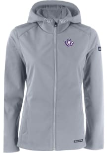 Cutter and Buck TCU Horned Frogs Womens Charcoal Vault Evoke Light Weight Jacket