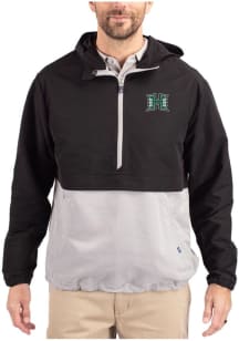 Cutter and Buck Hawaii Warriors Mens Black Charter Eco Pullover Jackets