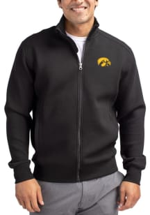 Cutter and Buck Iowa Hawkeyes Mens Black Roam Big and Tall Light Weight Jacket