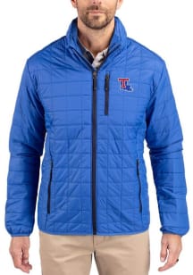 Cutter and Buck Louisiana Tech Bulldogs Mens Blue Rainier PrimaLoft Big and Tall Lined Jacket