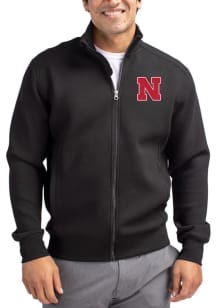 Cutter and Buck Nebraska Cornhuskers Mens Black Roam Big and Tall Light Weight Jacket