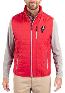 Cutter and Buck Ohio State Buckeyes Big and Tall Red Vintage Rainier PrimaLoft Mens Vest