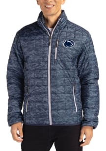 Cutter and Buck Penn State Nittany Lions Mens Navy Blue Rainier PrimaLoft Printed Filled Jacket