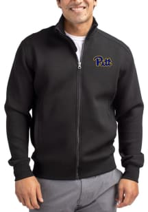 Cutter and Buck Pitt Panthers Mens Black Roam Big and Tall Light Weight Jacket