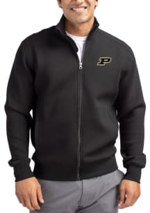 Cutter and Buck Purdue Boilermakers Mens Black Roam Big and Tall Light Weight Jacket