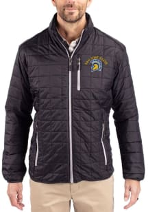 Cutter and Buck San Jose State Spartans Mens Black Rainier PrimaLoft Big and Tall Lined Jacket