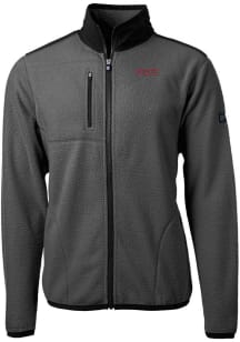 Cutter and Buck Texas Tech Red Raiders Mens Grey Vault Cascade Sherpa Light Weight Jacket