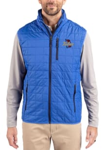 Cutter and Buck Tulsa Golden Hurricane Big and Tall Blue Rainier PrimaLoft Mens Vest