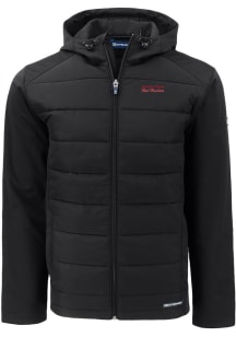Cutter and Buck Texas Tech Red Raiders Mens Black Vault Evoke Hood Medium Weight Jacket