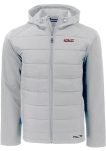 Cutter and Buck Texas Tech Red Raiders Mens Charcoal Vault Evoke Hood Medium Weight Jacket