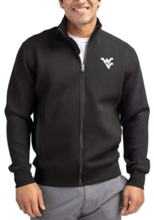 Cutter and Buck West Virginia Mountaineers Mens Black Roam Big and Tall Light Weight Jacket