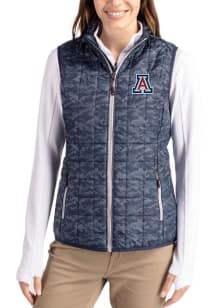 Cutter and Buck Arizona Wildcats Womens Navy Blue Rainier PrimaLoft Printed Vest