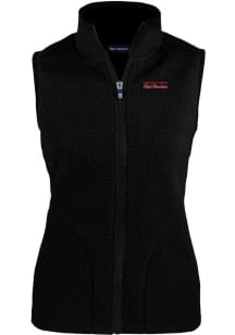 Cutter and Buck Texas Tech Red Raiders Womens Black Vault Cascade Sherpa Vest