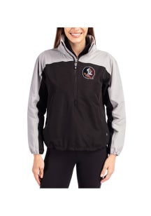 Cutter and Buck Florida State Seminoles Womens Black Charter Eco Pullover