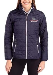 Cutter and Buck Gonzaga Bulldogs Womens Navy Blue Rainier PrimaLoft Filled Jacket