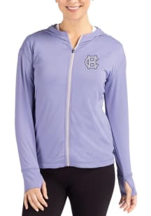 Cutter and Buck Holy Cross Crusaders Womens Pink Daybreak Light Weight Jacket