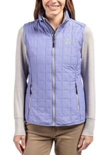 Cutter and Buck K-State Wildcats Womens Lavender Rainier PrimaLoft Vest