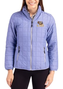 Cutter and Buck LSU Tigers Womens Lavender Rainier PrimaLoft Filled Jacket