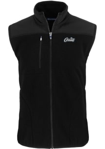 Cutter and Buck UCF Knights Big and Tall Black Citronaut Cascade Sherpa Mens Vest