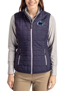 Cutter and Buck Penn State Nittany Lions Womens Navy Blue Rainier PrimaLoft Vest
