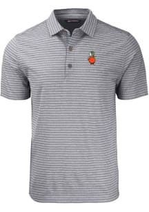 Cutter and Buck UCF Knights Mens Black Vault Forge Stripe Short Sleeve Polo