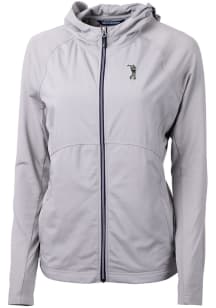 Cutter and Buck South Florida Bulls Womens Grey Swinging Rocky Adapt Eco Light Weight Jacket