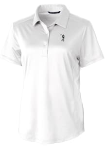 Cutter and Buck South Florida Bulls Womens White Swinging Rocky Prospect Short Sleeve Polo Shirt