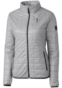 Cutter and Buck South Florida Bulls Womens Grey Swinging Rocky Rainier PrimaLoft Filled Jacket