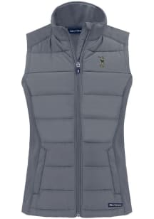 Cutter and Buck South Florida Bulls Womens Grey Swinging Rocky Evoke Vest