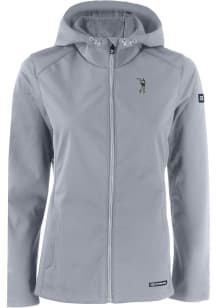 Cutter and Buck South Florida Bulls Womens Charcoal Swinging Rocky Evoke Light Weight Jacket